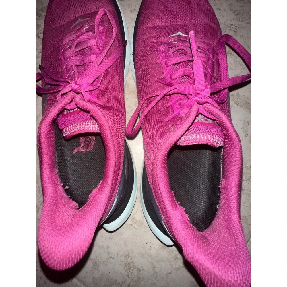 Hoka One One Mach 4 Womens Running Shoes Festival Fuchsia Pink Black PROFLY 9.5B